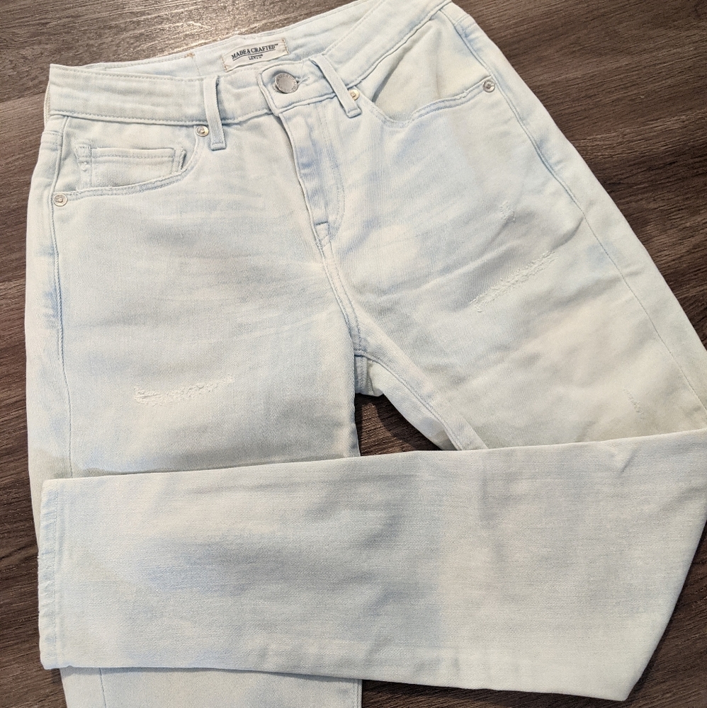 Levi's | NWOT Made & Crafted Silver High Skinny Jeans - Light Wash, Size 26